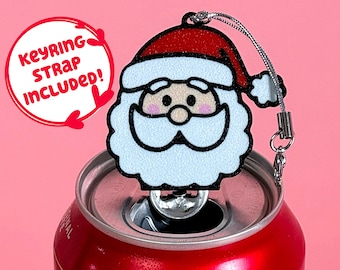 Tab Buddies Santa – Cute soda can tab opener help for kids, long nails, adapt