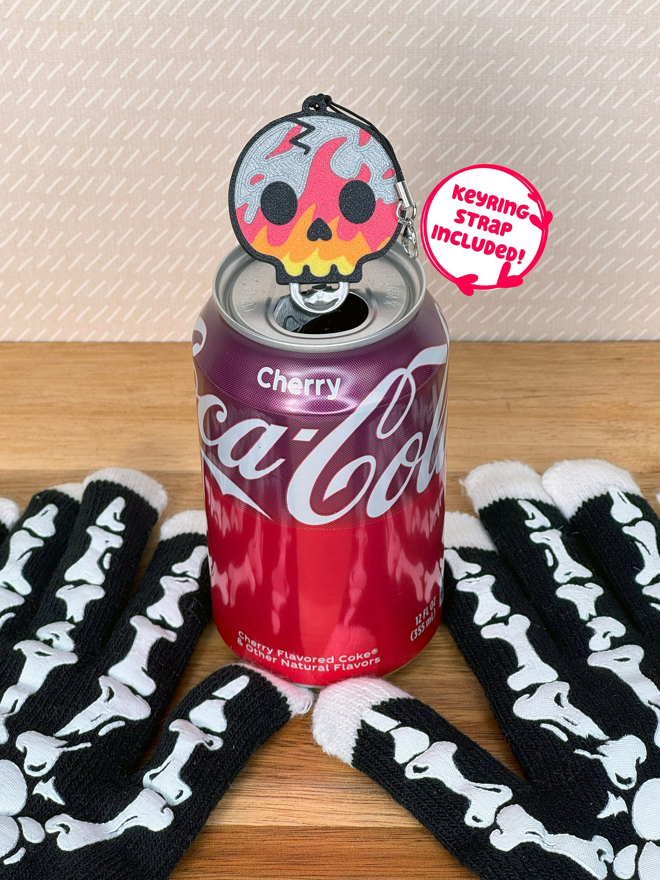Abridor De Botellas Con Forma De Calavera - Llavero De Aleación Plateado - Tamaño 6.8x2.8x0.5 Cm - Para Casa, Cocina, Bar O Actividades Al Aire Libre