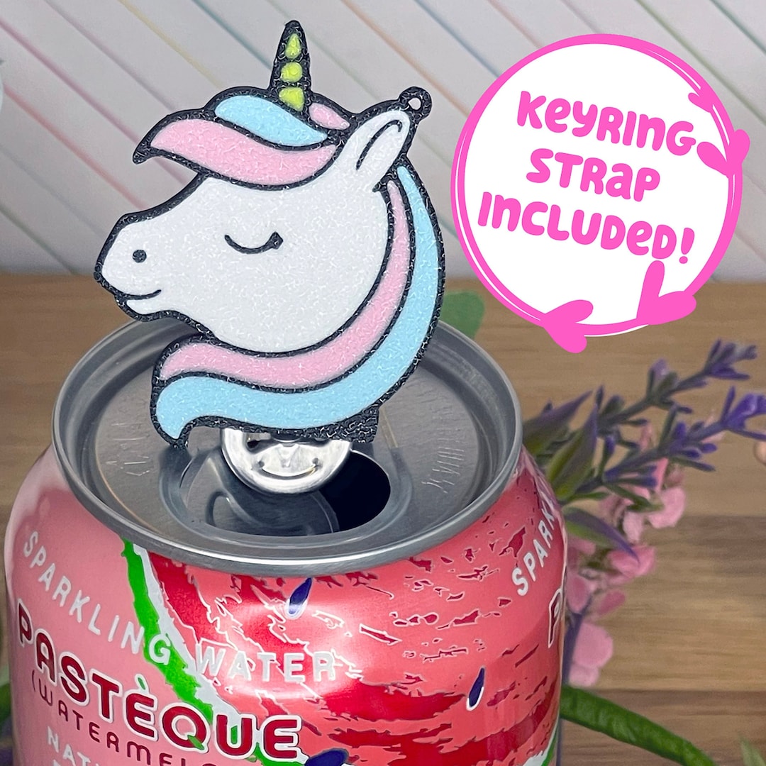 ハンドメイドcan can Tab Buddies Unicorn – Cute Soda Can Tab Opener Help for Kids, Long
