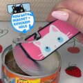 Tab Buddy XL Kitty - Cat Food can tab opener help for long nails, sore hands; assistive veggie, soup, cat, dog food magnet tool arthritis