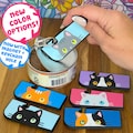 Tab Buddy XL Kitty - Cat Food can tab opener help for long nails, sore hands; assistive veggie, soup, cat, dog food magnet tool arthritis
