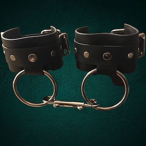 Cuffs &quot;Acedia&quot; - Handcuffs or ankle cuffs - vegan & handmade