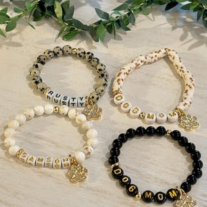 Pet Name Bracelet Dog Bracelet