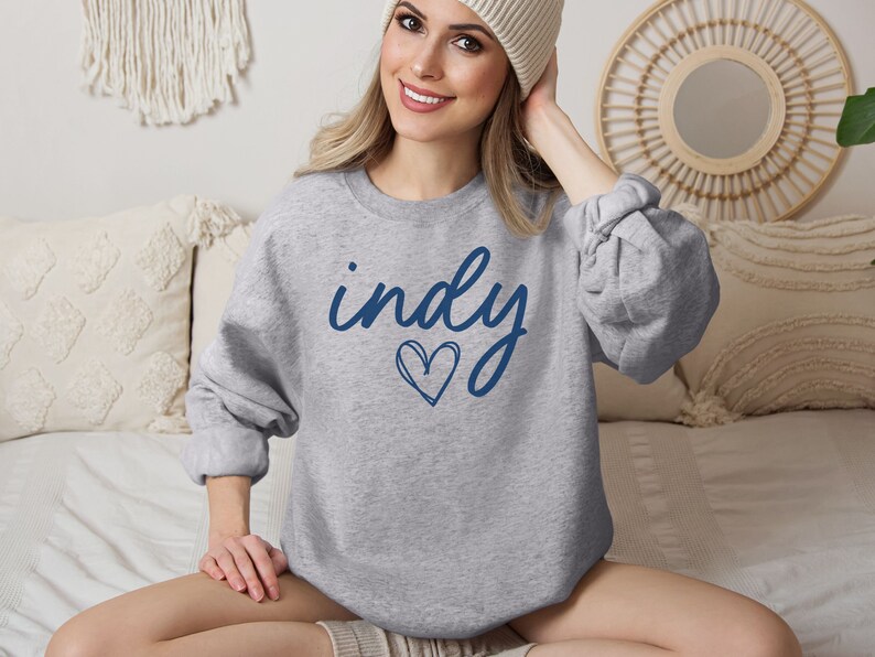 Indy Sweatshirt Colts Sweatshirt Indianapolis Football Fan Pullover