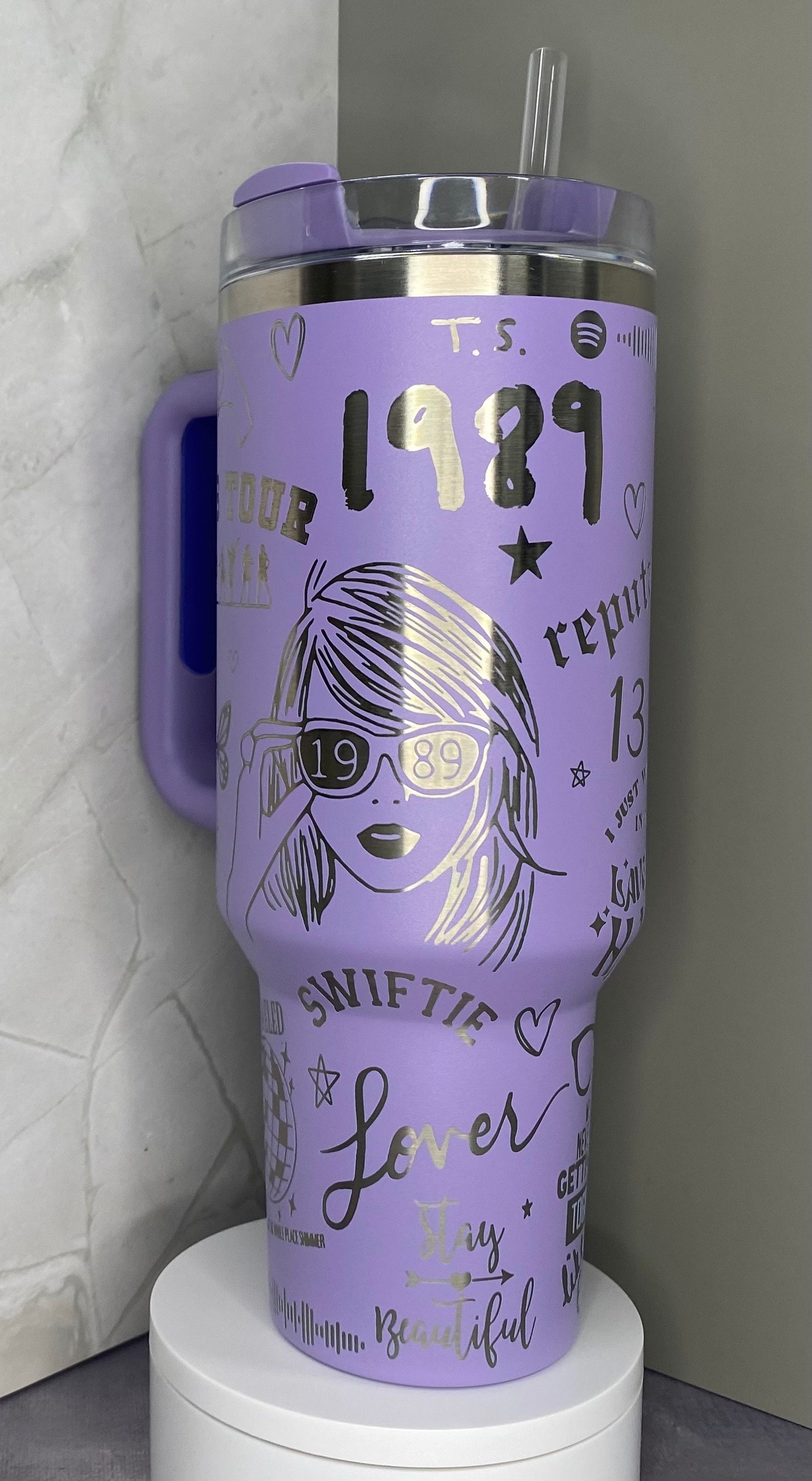 Taylor Swift 4,Personalized Tumbler With Lid and Straw, Stainless Stee – A  Grandmother's Love