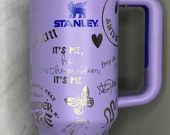 New Taylor Swift design! Only 2 30oz cups left in stock! #stanleycup #, Stanley Tumbler