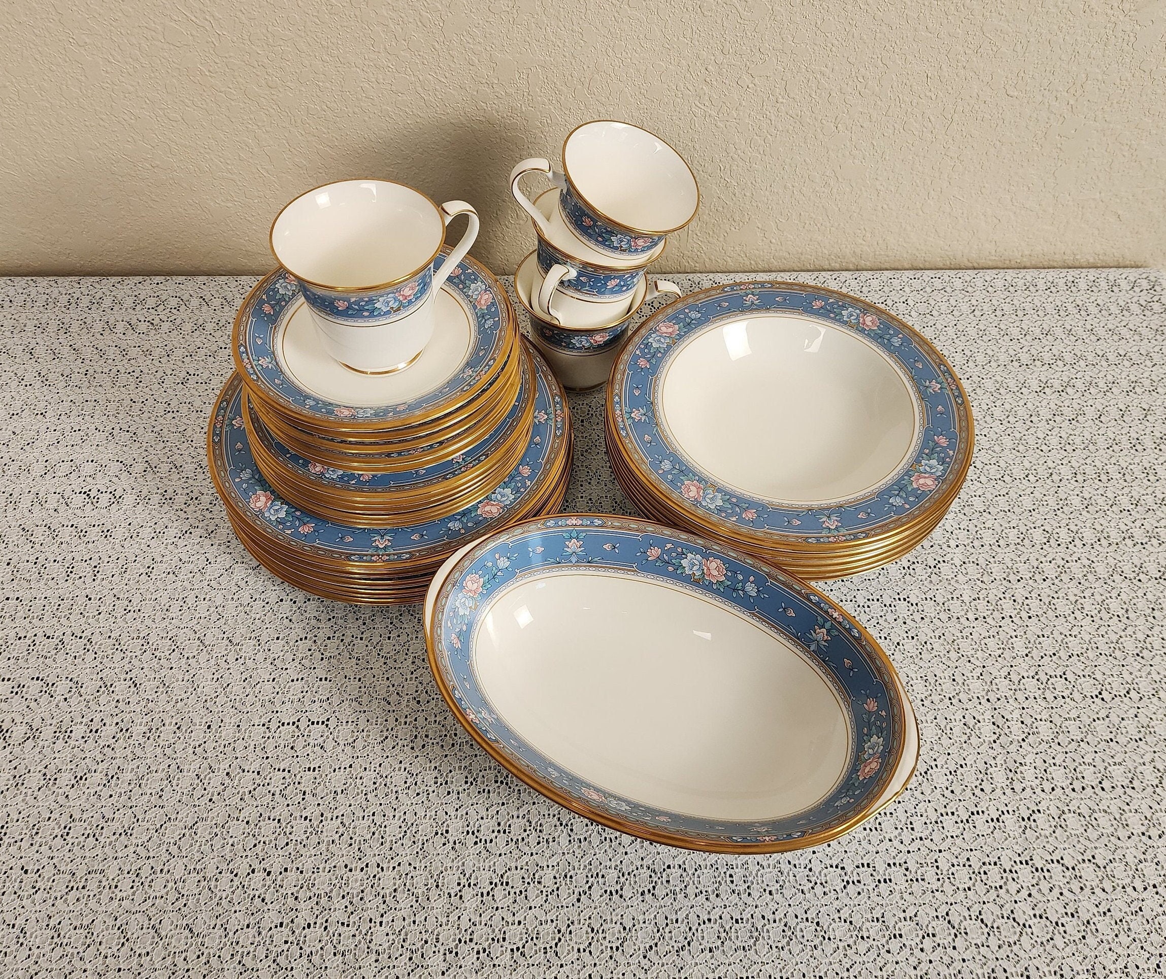 ヴィンテージ　ノリタケ【Noritake】　ASHLEIGH　6224　大皿6枚 Noritake Ashleigh - 6224 Teacup | Chinasearch