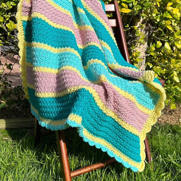 Crochet Lap Blanket, Travel Blanket, Covers, Throws, Crochet Blanket, Wheelchair Blanket, Small Blanket