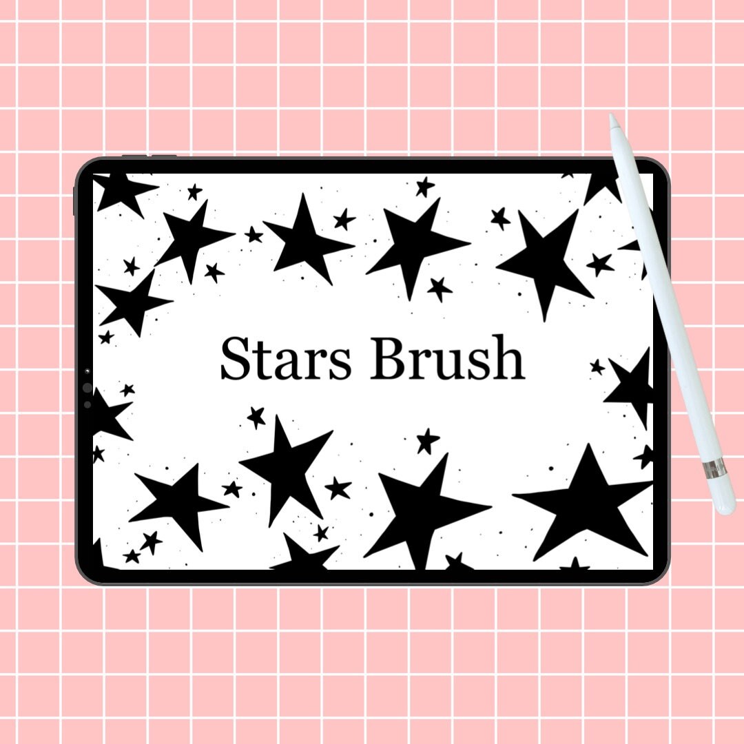 Stars Procreate Brush Etsy