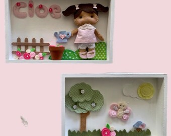 Personalized Baby Girl Room Decor, Nursery Decor, Baby Girl Wall Decor, Baby Girl Gift, Baby Girl Shower Gift