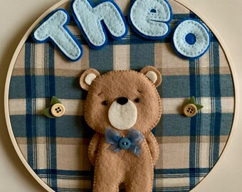 Personalized Baby Boy Room Decor, Nursery Name Decor, Kids Room Decor, Baby Wall Decor, Baby Gift, Baby Shower Gift