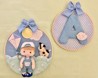 Personalized Baby Boy Room Decor, Nursery Decor, Kids Room Decor, Baby Boy Wall Decor, Baby Boy Gift, Baby Boy Shower Gift