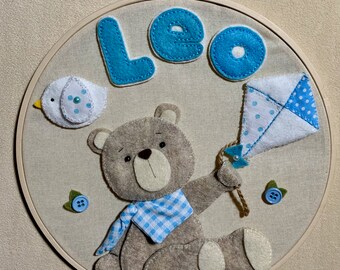 Personalized Baby Boy Room Decor, Nursery Decor, Nursery Name Sign, Baby Wall Decor, Baby Boy Gift, Baby Boy Shower Gift