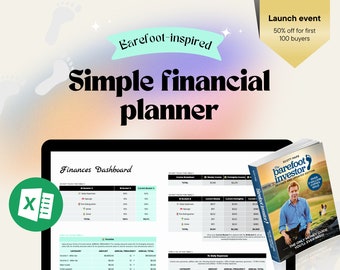 Barefoot Lovers: Bucket Budget Simple Personal Finance Microsoft Excel Spreadsheet Barefoot Investor Inspired (Bondi Theme)