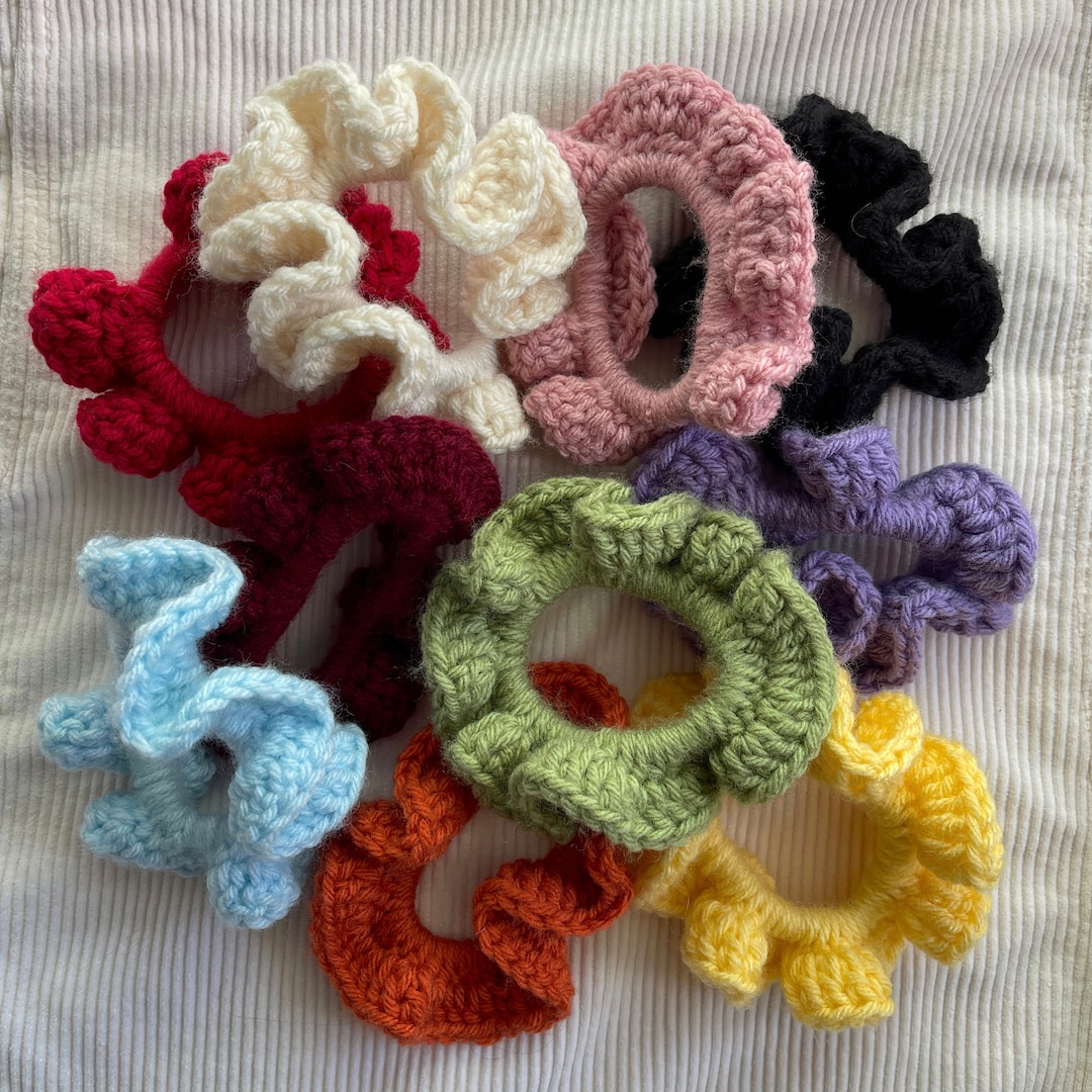 Handmade Crochet Scrunchies Etsy Canada