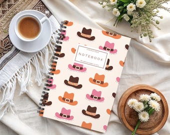 Cowgirl Hat Spiral Notebook - Ruled Line