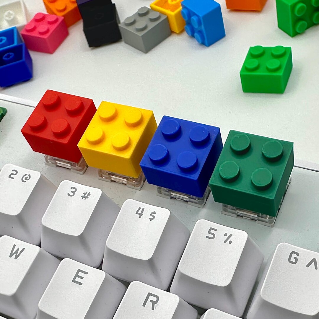 Blockeys - Brick-style Keycap for Mechanical Keyboards | Buildable and ...