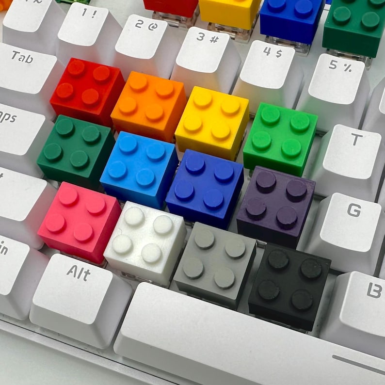 Blockeys - Brick-style Keycap for Mechanical Keyboards | Buildable and ...