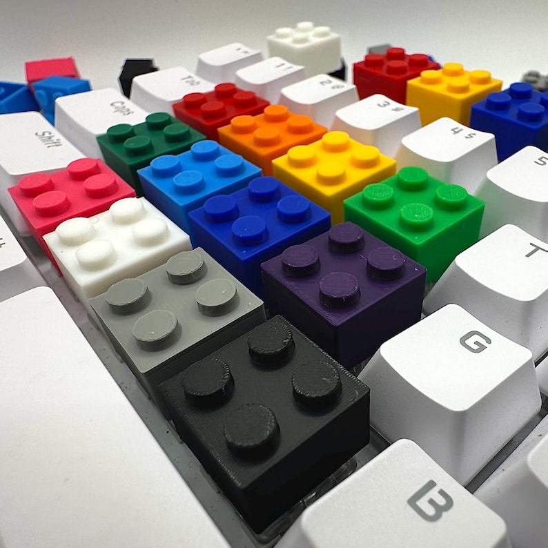 Blockeys - Brick-style Keycap for Mechanical Keyboards | Buildable and ...