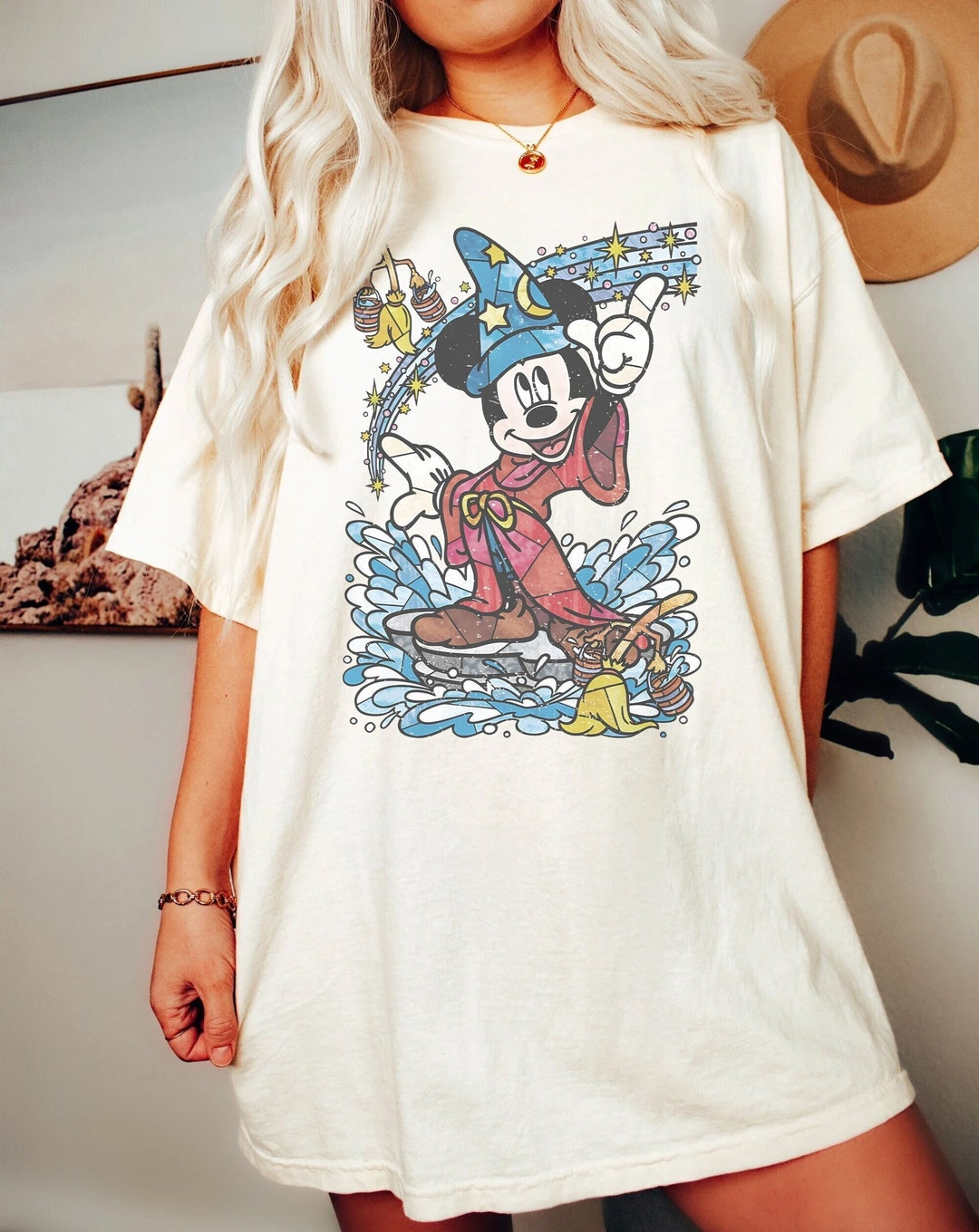 Disney Fantasia Sorcerer Comfort Color Shirt Mickey Mouse - Etsy