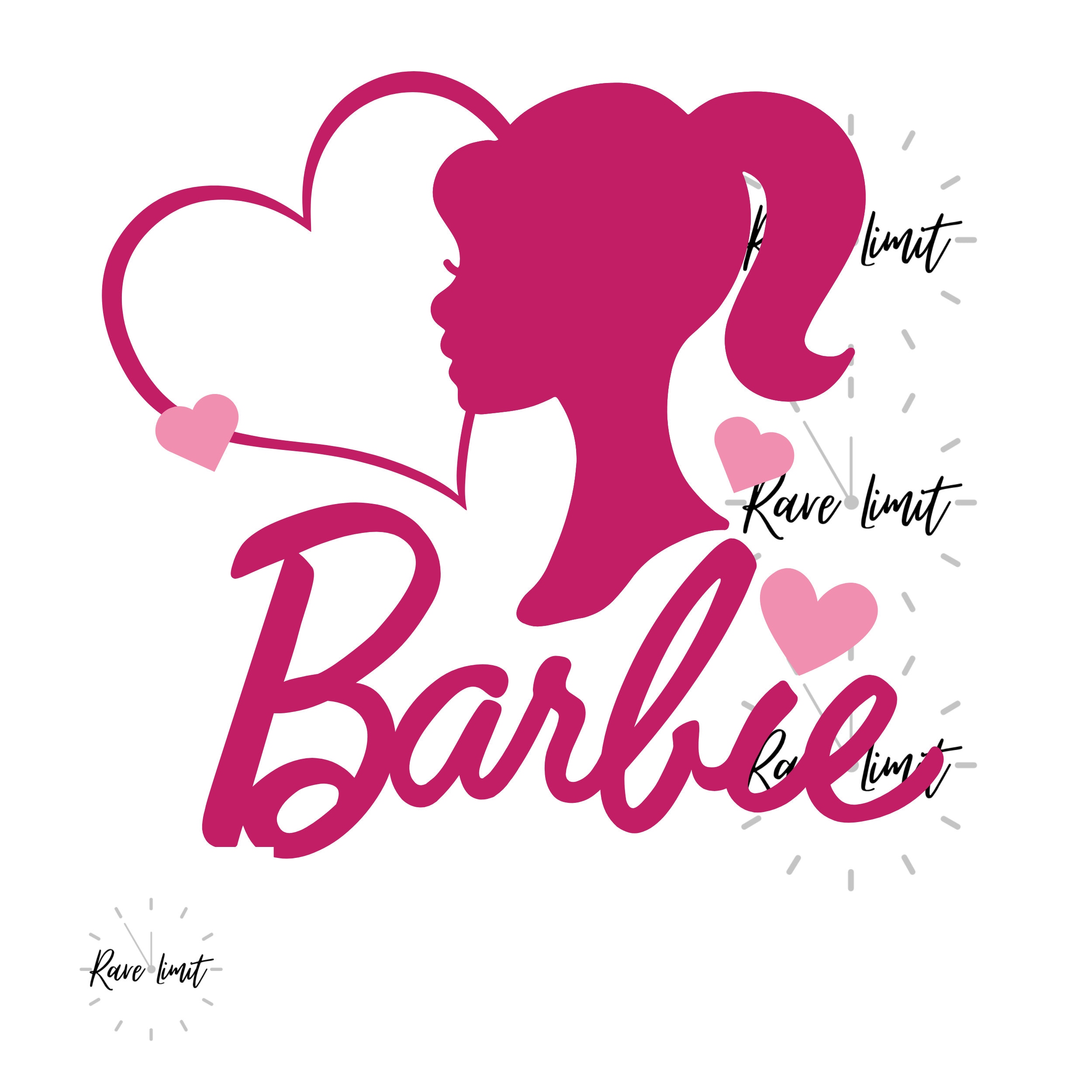 Cross Stitch Font Barbie in 3 Sizes Printable and Pattern Keeper