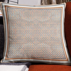 Federa per cuscino premium con motivo a piastrelle in stile Kilim di pino - Grafica originale su fodera per cuscino morbida e lavabile su entrambi i lati, DAI UN ABBRACCIO!