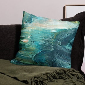 Multi Swipe Abstract -Original Artwork on a Premium Pillow Case