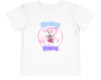 Spring Bunny Toddler Short Sleeve Tee