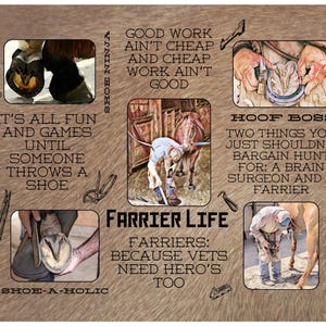 Farrier Life Tumbler | Farrier Tumbler | Horse Lovers Gift | Blue Collar Worker Gift | Great for Holidays, Birthdays, and Housewarming Gifts