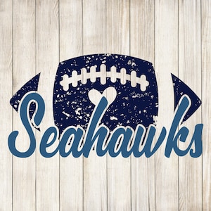 Seahawks svg Football Distressed Love For Cutting With Cricut, Seahawks png, Dxf, Eps