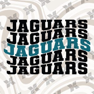 Jaguars Wave svg file For Cutting With Cricut, Jaguars png for Sublimation or iron on, Jaguars Football, Baseball, Basketball Mascot