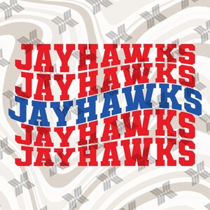 Jayhawks Wave svg file For Cutting With Cricut, Jayhawks png for Sublimation or iron on, Jayhawks Football, Baseball, Basketball Mascot
