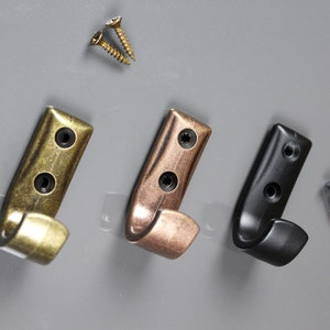 Elegant Metal Hook  /  Modern Decoration Coat Hook / Towel Rack / Coat Rack Hanger / Classic Hat & Coat Hook