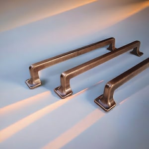 6.3&#39;&#39; 8.8&#39;&#39;&#39; Antique Copper Dresser Knobs ,Cabinet Door Handles, Copper Drawer Knobs, Pulls Large Cupboard Handles, Copper Cabinet Hardware