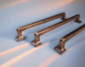 6.3&#39;&#39; 8.8&#39;&#39;&#39; Antique Copper Dresser Knobs ,Cabinet Door Handles, Copper Drawer Knobs, Pulls Large Cupboard Handles, Copper Cabinet Hardware
