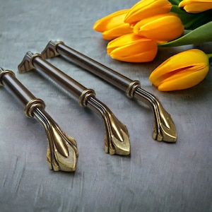 Brushed Brass Cabinet Drawer Pull Handle Knob Striped Dresser Knob Pulls Wardrobe Handle Knob Cupboard Closet Pulls Ikea Handle Pull