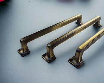 6.3'' 8.8'' Antique brass Cabinet Pulls Handles Knobs Drawer Pull Handles Cabinet Knobs Black Bronze Dresser Knob Pulls Kitchen