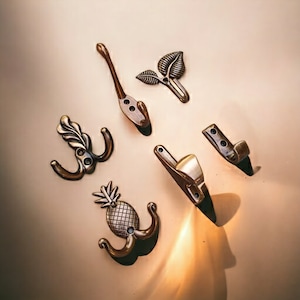 Ganci per asciugamani in rame , Appendiabiti da parete , Portasciugamani , Ganci decorativi , Portasciugamani moderno , Appendiabiti da ingresso ,Moderni ganci da parete