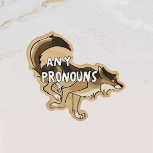 Wolf-Pronomen-Pin! | Therian, Furry, Wildtiere, Natur