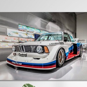 BMW 320 Rennwagen 1970er Jahre Offizielles Junior Race Team