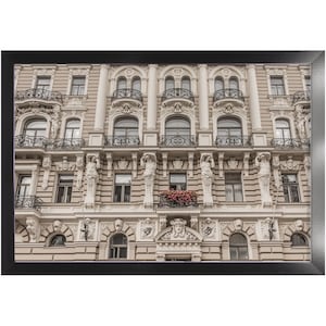 Bargain Frames | Ornate European Apartment Building Pillars And Strong Men Statues