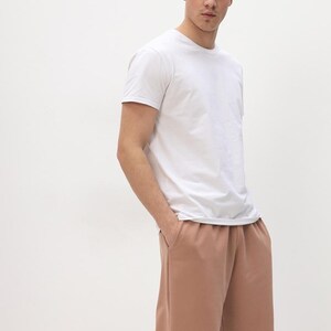 Patrón de costura en PDF para pantalones cortos de hombre / Pantalones cortos de descanso con cintura elástica / Pantalones cortos deportivos de pierna ancha con bolsillos / Tallas XS-6XL