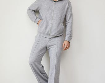 Schnittmuster für Herrenhosen (PDF) | Weite Hose mit elastischem Bund | Bequeme Hose mit Seitentaschen | Größen XS-6XL