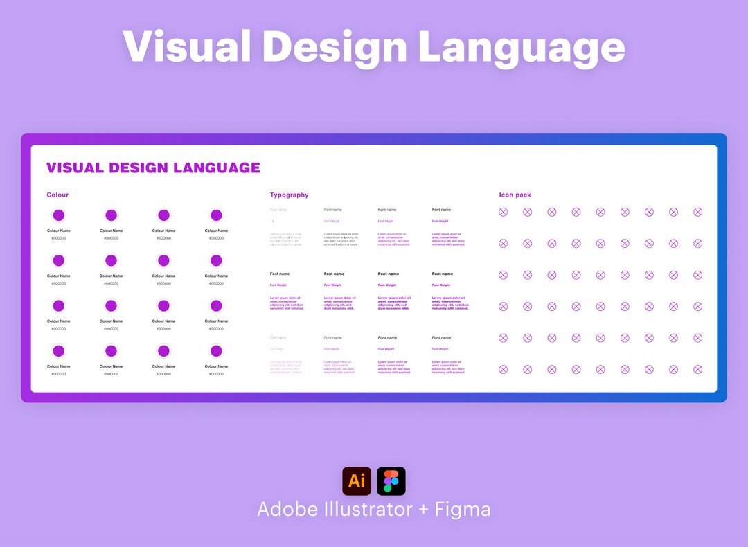 Language Style Guide Visual Design Language Style Guide - Etsy