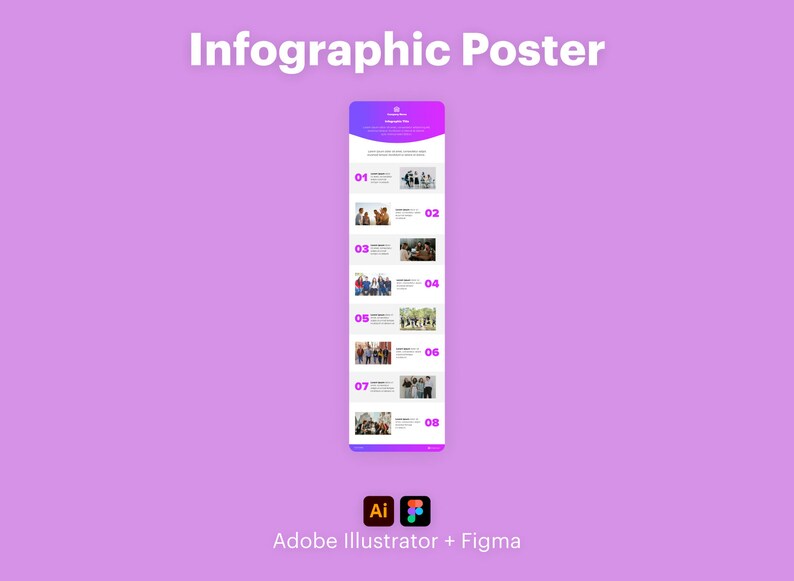 Infographic Poster Template - Etsy