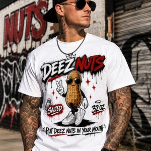 Deez Nuts Peanut Graffiti PNG (digital nedladdning)