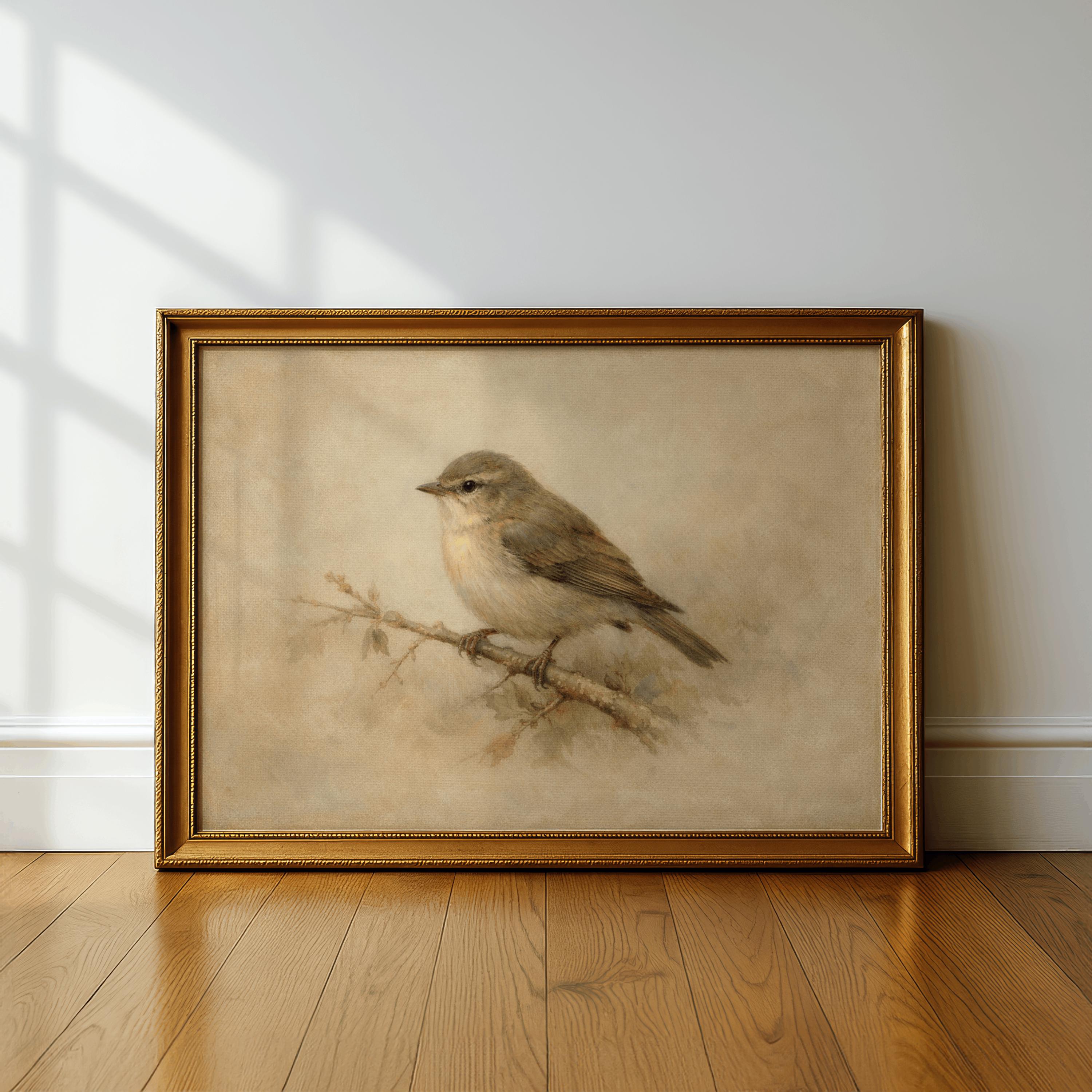 Vintage Bird Wall Art Print, Antique Nature Illustration, Cottagecore ...