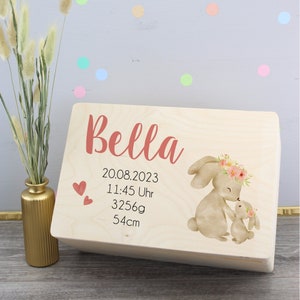 KONFETTIDRUCK 1948 Erinnerungsbox &quot;Häschen - Bella&quot;