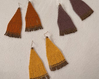 Handmade beaded earrings