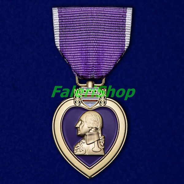 Purple Heart Replica Medal Etsy